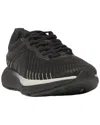 Fitflop Ffrunner Sneakers Womens 10 Black Lace Up Athletic Running Shoes Zogg185 In Black