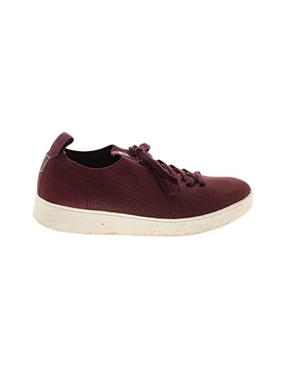 Pre-owned Fitflop Sneakers In Burgundy