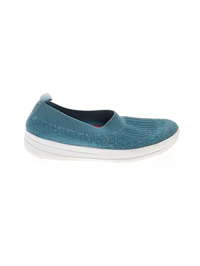 Pre-owned Fitflop Sneakers In Teal