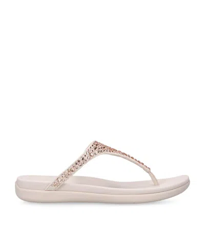 Fitflop Solay Crystal Flip Flops In Multi