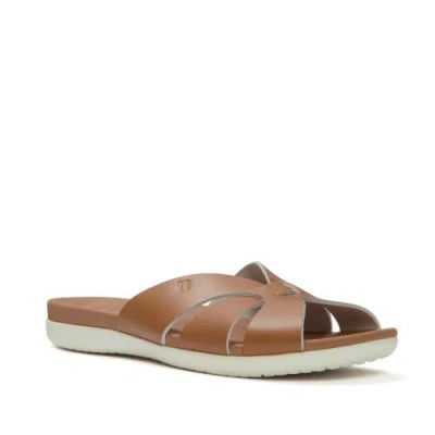 Fitflop Solay Waterproof-woven Slides In Brown