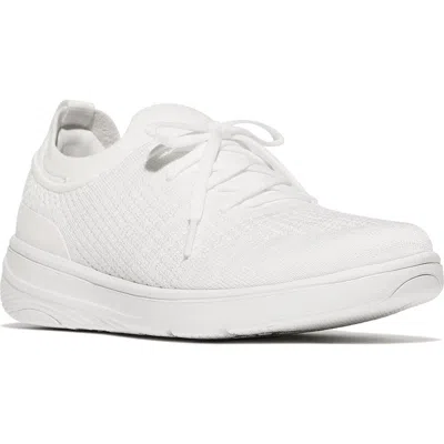 Fitflop Super-q Knit Sneaker In Urban White