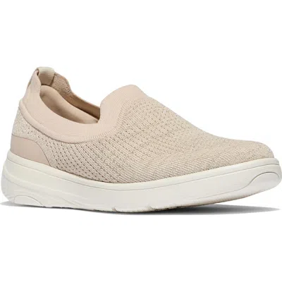 Fitflop Super-q Knit Slip-on Sneaker In Neutral