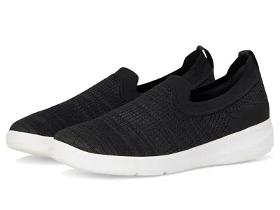 Fitflop Super-q Knit Slip-ons In Black