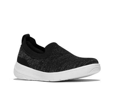 Fitflop Superq Slipon Sneaker In Black