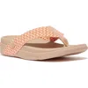Fitflop Surfa Flip Flop In Latte Beige Mix