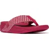 Fitflop Surfa Flip Flop In Red