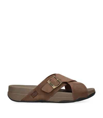 FITFLOP SURFER BUCKLE SANDALS