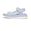 Fitflop Surff Two-tone Hk2-b12 Sandals Womens Us Blue Webbing Leather Zogg1507 In Blue