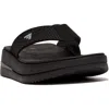 Fitflop Surff Webbing Toe Post Sandal In Black