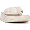 Fitflop Women's Surfa Multi-tone Webbing Toe-post Sandals In Paris Beige