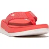 Fitflop Surff Webbing Toe Post Sandal In Rosy Coral
