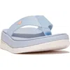 Fitflop Surff Webbing Toe Post Sandal In Skywash Blue