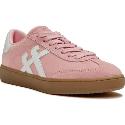 Fitflop The Dash T-toe Leather Sneakers In Pink