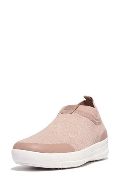 Fitflop Uberknit Slip-on Sneaker In Animal Print