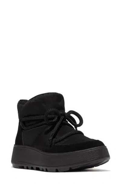 Fitflop Water Resistant Winter Boot In Black