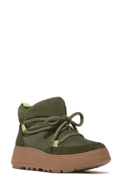 Fitflop Water Resistant Winter Boot In Green