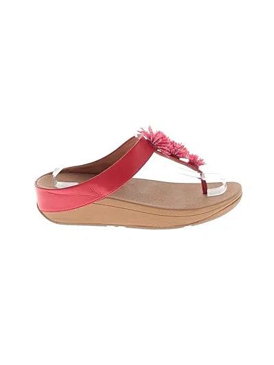 Pre-owned Fitflop Wedges In Pink