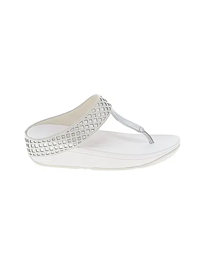 Pre-owned Fitflop Wedges In White