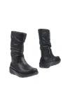 Fitflop Woman Ankle Boots Black Size 5 Soft Leather In Black