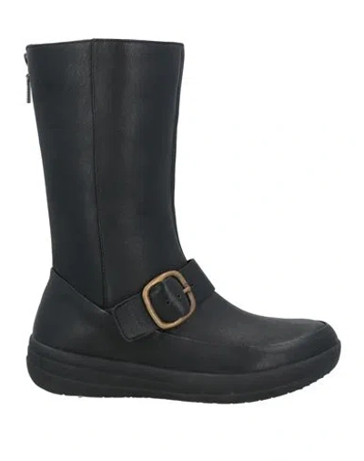 Fitflop Woman Ankle Boots Black Size 6 Leather