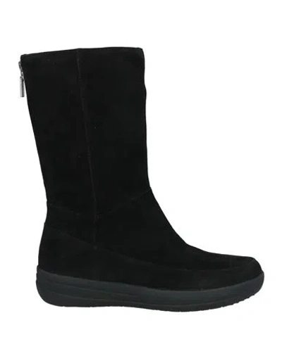 FITFLOP FITFLOP WOMAN ANKLE BOOTS BLACK SIZE 7 LEATHER