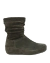 Fitflop Woman Ankle Boots Dark Green Size 5 Leather