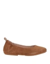 Fitflop Woman Ballet Flats Brown Size 7 Leather