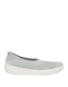 Fitflop Woman Ballet Flats Grey Size 7 Textile Fibers