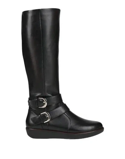 Fitflop Woman Boot Black Size 6.5 Leather