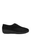 Fitflop Woman Lace-up Shoes Black Size 7 Leather In Black