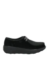 Fitflop Woman Lace-up Shoes Black Size 7 Leather