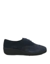 Fitflop Woman Lace-up Shoes Navy Blue Size 7 Leather