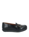 Fitflop Woman Loafers Black Size 6 Leather