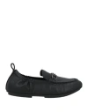 Fitflop Woman Loafers Black Size 8.5 Soft Leather In Black