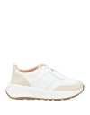 Fitflop Woman Sneakers Beige Size 7 Leather In Beige
