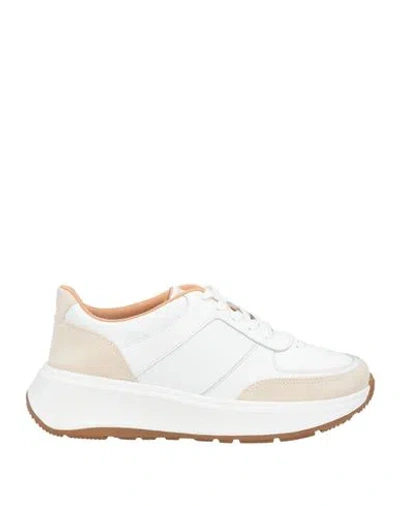 Fitflop Woman Sneakers Beige Size 7 Leather