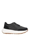 Fitflop Woman Sneakers Black Size 7 Leather