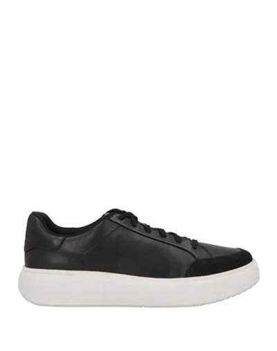 Fitflop Woman Sneakers Black Size 7 Leather