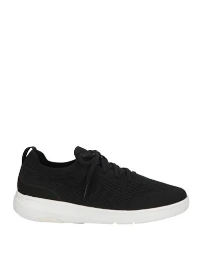 Fitflop Woman Sneakers Black Size 8 Textile Fibers