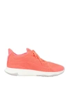Fitflop Vitamin Ffx Knit Neon Orange Red Trainers In Red