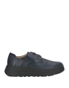 Fitflop Woman Sneakers Midnight Blue Size 7 Leather In Blue