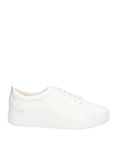 Fitflop Woman Sneakers White Size 5 Soft Leather