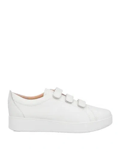 Fitflop Woman Sneakers White Size 7 Leather