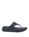 Fitflop Woman Thong Sandal Navy Size 7 Leather