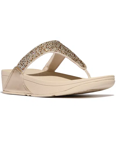 Fitflop Lulu Wedge Sandal In Neutral