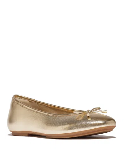 FITFLOP FITFLOP WOMEN'S DELICATO BOW BALLET FLATS
