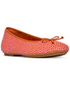 Fitflop Delicato Woven Mary Jane Flat In Satsuma,pinkperfect Mix