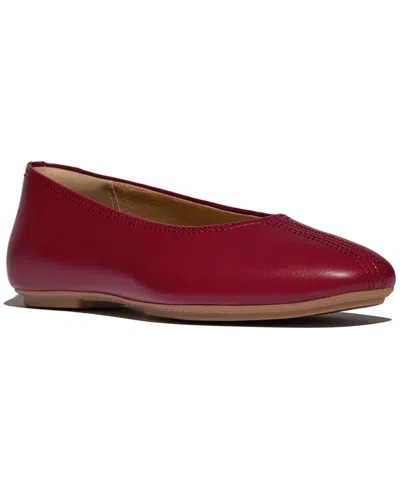 Fitflop Women's Delicato High-cut Slip-on Ballet Flats In Burgundy