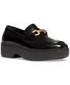 Fitflop F-luma Chunky Snaffle Bit Platform Loafer In Black